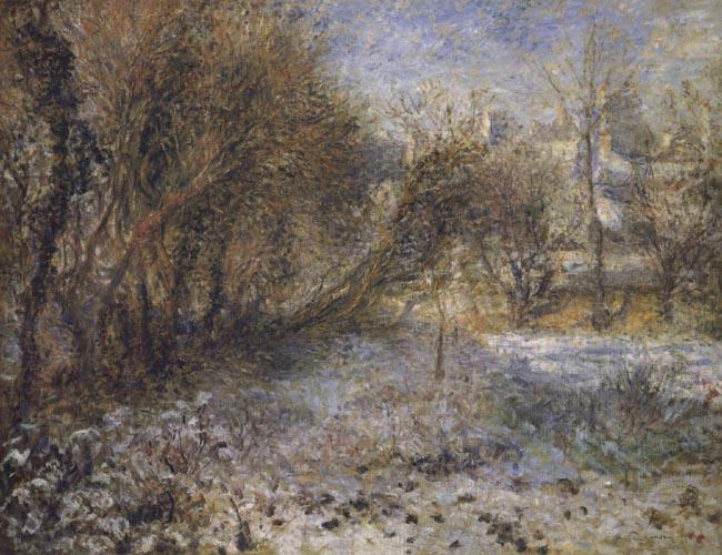 Pierre Renoir Snowy Landscape china oil painting image